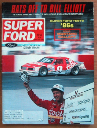 SUPER FORD 1985 SEPT/OCT - BILL ELLIOTT SPECIAL